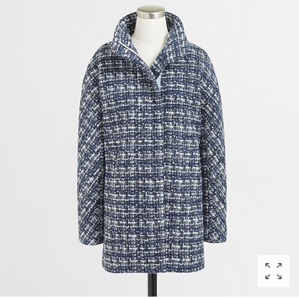 J. Crew Factory City Tweed Coat, 2